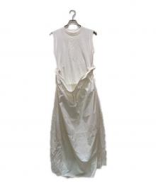 Adam et Rope（アダム エ ロペ）の古着「ドッキングワンピース」｜ホワイト