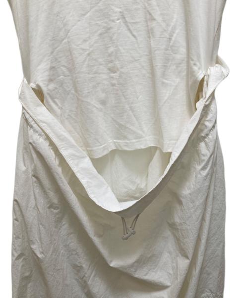 Adam et Rope（アダム エ ロペ）Adam et Rope (アダム エ ロペ) ドッキングワンピース ホワイト サイズ:Freeの古着・服飾アイテム