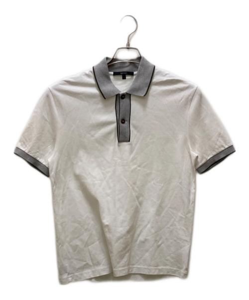 GUCCI（グッチ）GUCCI (グッチ) シェリーラインポロシャツ ホワイト サイズ:Sの古着・服飾アイテム