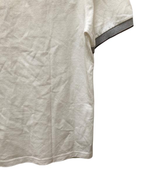 GUCCI（グッチ）GUCCI (グッチ) シェリーラインポロシャツ ホワイト サイズ:Sの古着・服飾アイテム
