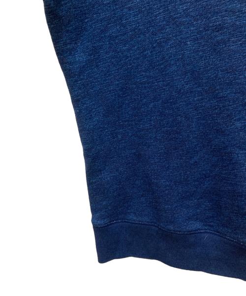 maison kitsune（メゾンキツネ）maison kitsune (メゾンキツネ) ロゴ刺繍半袖スウェット ブルー サイズ:XSの古着・服飾アイテム