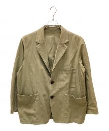 MARGARET HOWELL（マーガレットハウエル）の古着「COTTON LINEN GABARDINE」｜グリーン