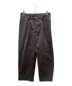 MARGARET HOWELLマーガレットハウエル）の古着「ヘビーコットンポプリン トラウザーズ」｜グレー