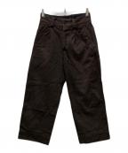 MARGARET HOWELLマーガレットハウエル）の古着「コットン ワイドパンツ」｜グレー