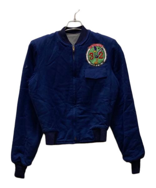 HIRSCH TYLER COMPANY（ハーシュ・タイラー）HIRSCH TYLER COMPANY (ハーシュ・タイラー) ヴィンテージワッペンジャケット ブルー サイズ:38の古着・服飾アイテム