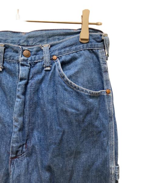 Bluebell（ブルーベル）Bluebell (ブルーベル) ヴィンテージペインターパンツ インディゴ サイズ:31×34 実寸(股下約72cmウエスト約76cm)の古着・服飾アイテム