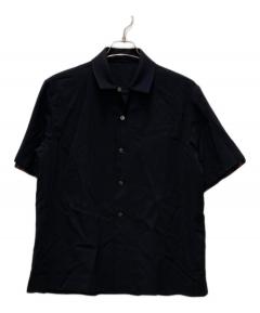 中古・古着通販】sacai (サカイ) 半袖ブラウス ブラック サイズ:SIZE 3