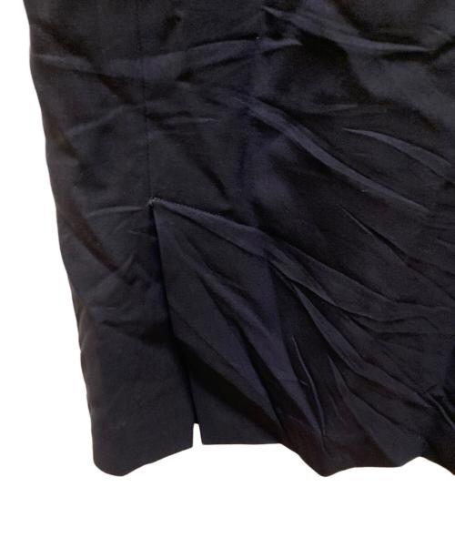 sacai（サカイ）sacai (サカイ) レイヤードスーチングオープンカラーシャツ ネイビー サイズ:1の古着・服飾アイテム