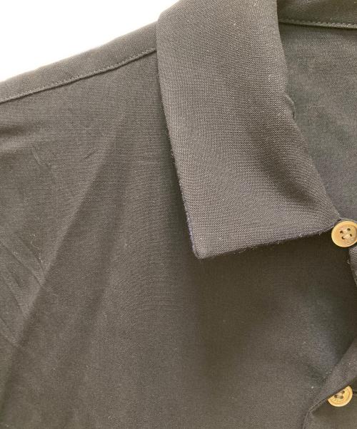 sacai（サカイ）sacai (サカイ) レイヤードスーチングオープンカラーシャツ ネイビー サイズ:1の古着・服飾アイテム