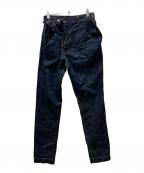 Vivienne Westwood manヴィヴィアン ウェストウッド マン）の古着「捻じれデザインデニムパンツ」｜インディゴ