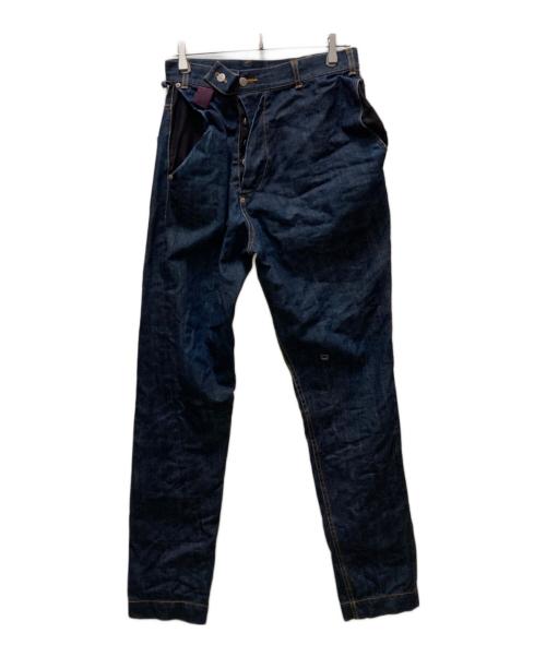 Vivienne Westwood man（ヴィヴィアン ウェストウッド マン）Vivienne Westwood man (ヴィヴィアン ウェストウッド マン) 捻じれデザインデニムパンツ インディゴ サイズ:44の古着・服飾アイテム