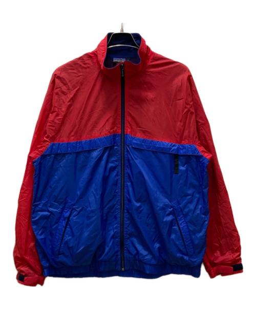 Patagonia（パタゴニア）Patagonia (パタゴニア) ヴィンテージ2トーンナイロンジャケット レッド×ブルー サイズ:Lの古着・服飾アイテム