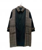 UNITED TOKYOユナイテッドトーキョー）の古着「リバースバルカラーコート」｜グリーン