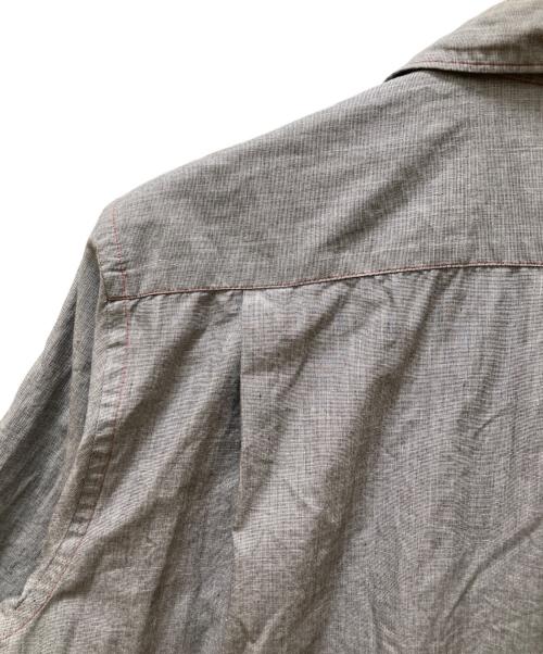 COMME des GARCONS HOMME（コムデギャルソン オム）COMME des GARCONS HOMME (コムデギャルソン オム) ヴィンテージずらしロゴオープンカラーシャツ グレー サイズ:不明の古着・服飾アイテム