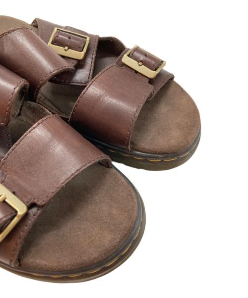 Dr.Martens（ドクターマーチン）Dr.Martens (ドクターマーチン) ダブルストラップサンダル ブラウン サイズ:5の古着・服飾アイテム