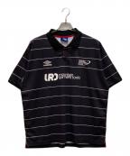 UMBROアンブロ）の古着「Game SHIRTS Short-Sleeve」｜ブラック