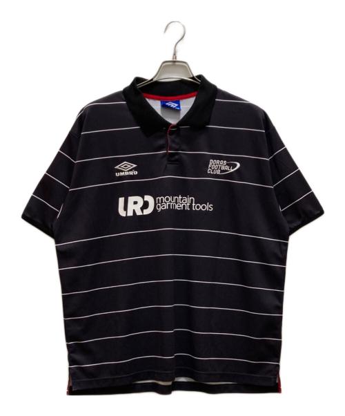 UMBRO（アンブロ）UMBRO (アンブロ) Game SHIRTS Short-Sleeve ブラック サイズ:XLの古着・服飾アイテム