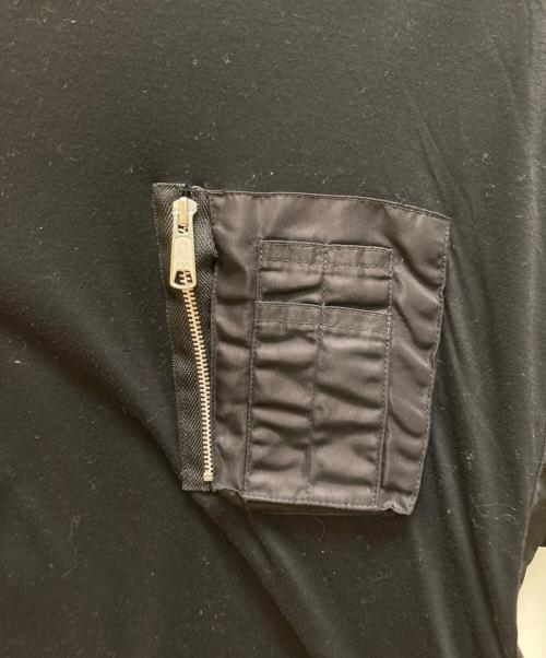 DISCOVERED（ディスカバード）DISCOVERED (ディスカバード) ドッキングサイドジップTシャツ ブラック サイズ:2の古着・服飾アイテム