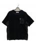 DISCOVERED（ディスカバード）の古着「ドッキングサイドジップTシャツ」｜ブラック