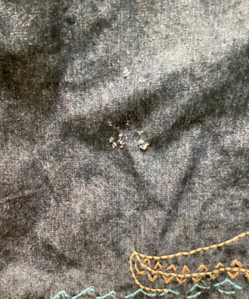 NEPENTHES（ネペンテス）NEPENTHES (ネペンテス) OTAKARA NYC ハンド刺繍デニムカバーオール インディゴ サイズ:Sの古着・服飾アイテム