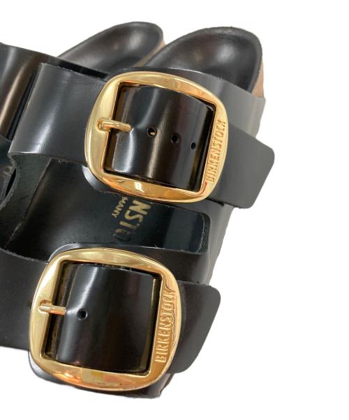 BIRKENSTOCK（ビルケンシュトック）BIRKENSTOCK (ビルケンシュトック) ARIZONA BIG BUCKLE ブラック サイズ:38の古着・服飾アイテム