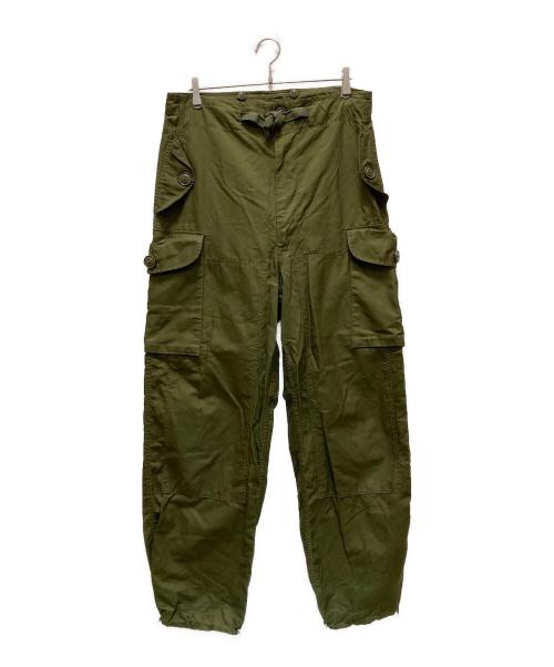 Canadian Armed Forces（カナディアンアームドフォース）Canadian Armed Forces (カナディアンアームドフォース) WINDPROOF オーバーパンツ グリーン サイズ:7 LONG SMALLの古着・服飾アイテム