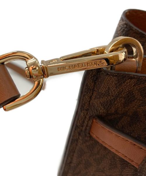 MICHAEL KORS（マイケル・コース）MICHAEL KORS (マイケル・コース) エミリア サッチェル 2WAYバッグ ブラウンの古着・服飾アイテム