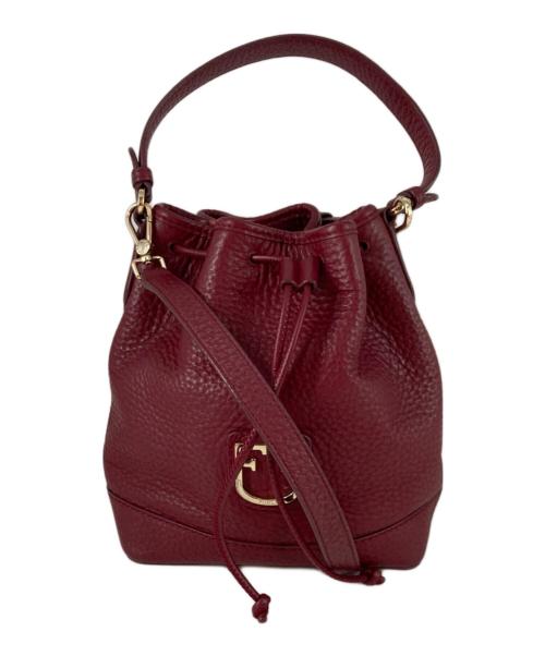 FURLA（フルラ）FURLA (フルラ) HALPER SMALL 2WAYバケツ型バッグ パープルの古着・服飾アイテム