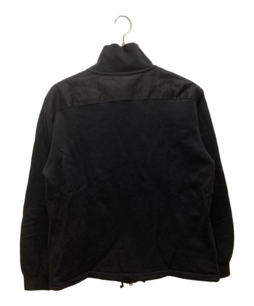 SOUND MAN（サウンドマン）SOUND MAN (サウンドマン) ガンパッチスウェットジャケット ブラック サイズ:38の古着・服飾アイテム