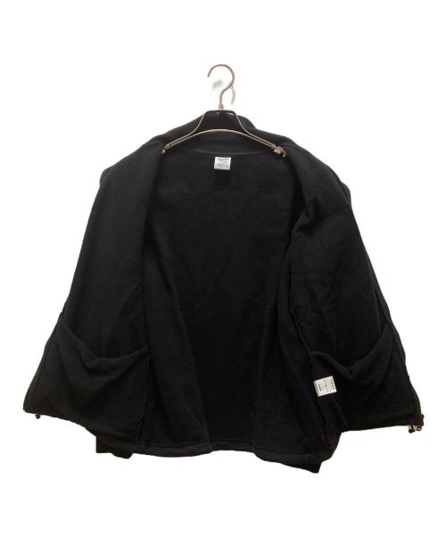 SOUND MAN（サウンドマン）SOUND MAN (サウンドマン) ガンパッチスウェットジャケット ブラック サイズ:38の古着・服飾アイテム
