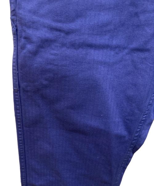 orSlow（オアスロウ）orSlow (オアスロウ) ヘリンボーンペインターパンツ ブルー サイズ:Mの古着・服飾アイテム