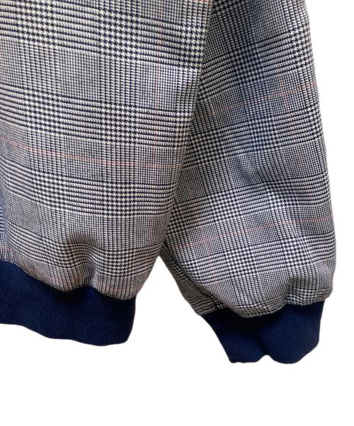 adidas（アディダス）adidas (アディダス) プレイド トラックジャケット グレー サイズ: Lの古着・服飾アイテム