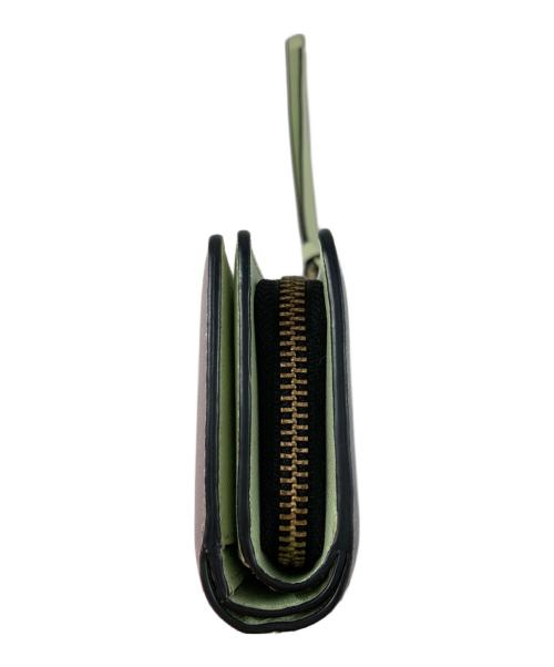 MARC JACOBS（マークジェイコブズ）MARC JACOBS (マークジェイコブス) ザ スナップショット コンパクト 2つ折り財布 グリーンの古着・服飾アイテム