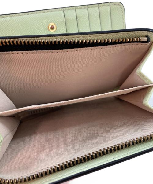 MARC JACOBS（マークジェイコブズ）MARC JACOBS (マークジェイコブス) ザ スナップショット コンパクト 2つ折り財布 グリーンの古着・服飾アイテム