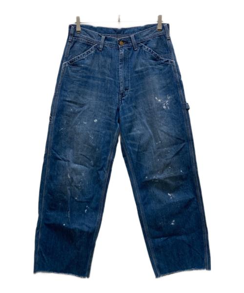 LEE（リー）LEE (リー) ダンガリーズ ワイドペインターデニムパンツ インディゴ サイズ:Mの古着・服飾アイテム