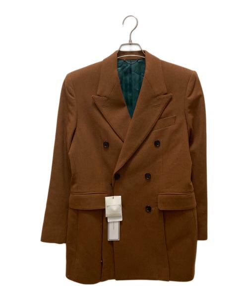 JOHN LAWRENCE SULLIVAN（ジョン ローレンス サリバン）JOHN LAWRENCE SULLIVAN (ジョン ローレンス サリバン) ダブルブレストテーラードジャケット ブラウン サイズ:S 未使用品の古着・服飾アイテム