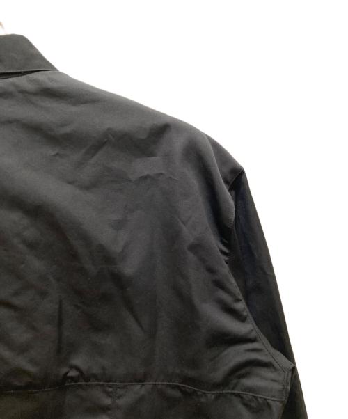 JOHN LAWRENCE SULLIVAN（ジョン ローレンス サリバン）JOHN LAWRENCE SULLIVAN (ジョン ローレンス サリバン) グログランレースアップシャツ ブラック サイズ:0S  未使用品の古着・服飾アイテム