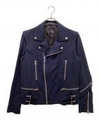 JOHN LAWRENCE SULLIVANジョン ローレンス サリバン）の古着「ダブルライダースジャケット」｜ネイビー