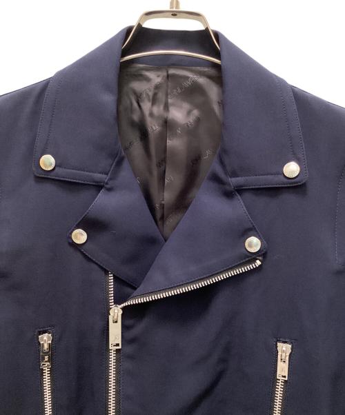 JOHN LAWRENCE SULLIVAN（ジョン ローレンス サリバン）JOHN LAWRENCE SULLIVAN (ジョン ローレンス サリバン) ダブルライダースジャケット ネイビー サイズ:36の古着・服飾アイテム
