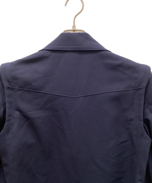 JOHN LAWRENCE SULLIVAN（ジョン ローレンス サリバン）JOHN LAWRENCE SULLIVAN (ジョン ローレンス サリバン) ダブルライダースジャケット ネイビー サイズ:36の古着・服飾アイテム