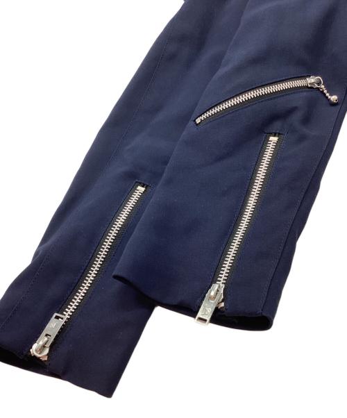 JOHN LAWRENCE SULLIVAN（ジョン ローレンス サリバン）JOHN LAWRENCE SULLIVAN (ジョン ローレンス サリバン) ダブルライダースジャケット ネイビー サイズ:36の古着・服飾アイテム