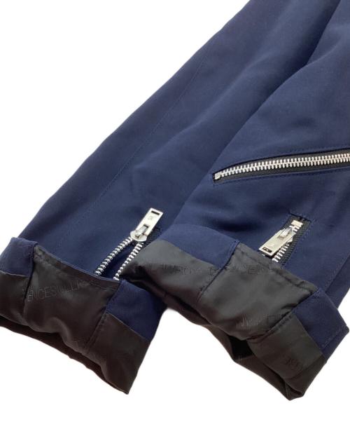 JOHN LAWRENCE SULLIVAN（ジョン ローレンス サリバン）JOHN LAWRENCE SULLIVAN (ジョン ローレンス サリバン) ダブルライダースジャケット ネイビー サイズ:36の古着・服飾アイテム