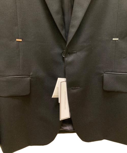 JOHN LAWRENCE SULLIVAN（ジョン ローレンス サリバン）JOHN LAWRENCE SULLIVAN (ジョン ローレンス サリバン) ウールメタルライン テーラードジャケット ブラック サイズ:48の古着・服飾アイテム