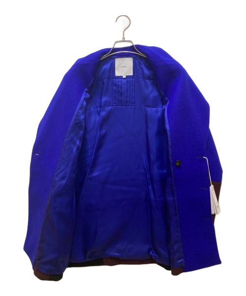 UN3D.（アンスリード）UN3D. (アンスリード) ブロッキングPコート ブルー サイズ:36の古着・服飾アイテム