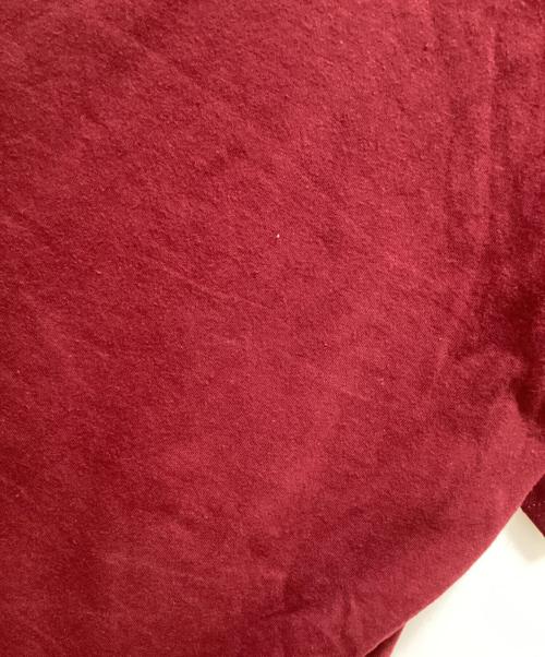 stussy（ステューシー）stussy (ステューシー) トライバルマスクプリントTシャツ パープル サイズ:Sの古着・服飾アイテム