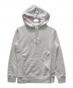 PUMA×maison kitsuneプーマ×メゾンキツネ）の古着「コラボプルオーバーパーカー」｜ホワイト