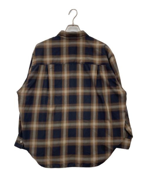 Spick and Span（スピック＆スパン）Spick and Span (スピック＆スパン) TRツイルチェックシャツ ブラウン×ブラック サイズ:不明の古着・服飾アイテム