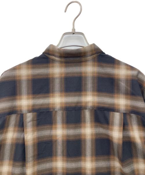 Spick and Span（スピック＆スパン）Spick and Span (スピック＆スパン) TRツイルチェックシャツ ブラウン×ブラック サイズ:不明の古着・服飾アイテム