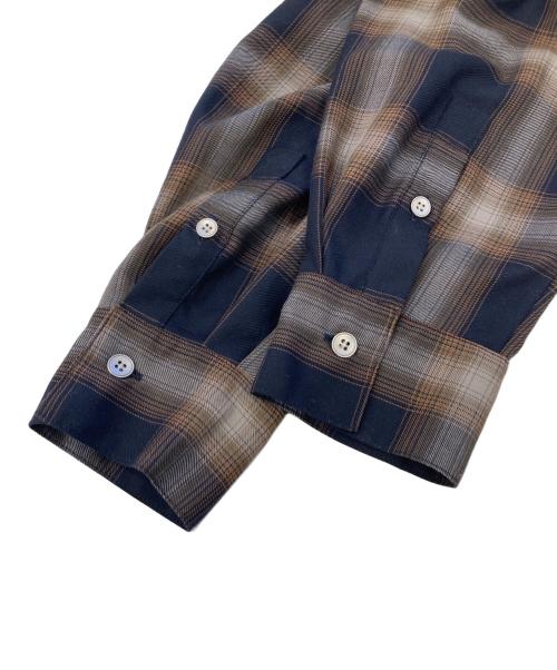 Spick and Span（スピック＆スパン）Spick and Span (スピック＆スパン) TRツイルチェックシャツ ブラウン×ブラック サイズ:不明の古着・服飾アイテム