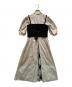 BLUE LABEL CRESTBRIDGE (ブルーレーベルクレストブリッジ) チェック切替バンドカラーシャツワンピース ベージュ サイズ:36：9000円